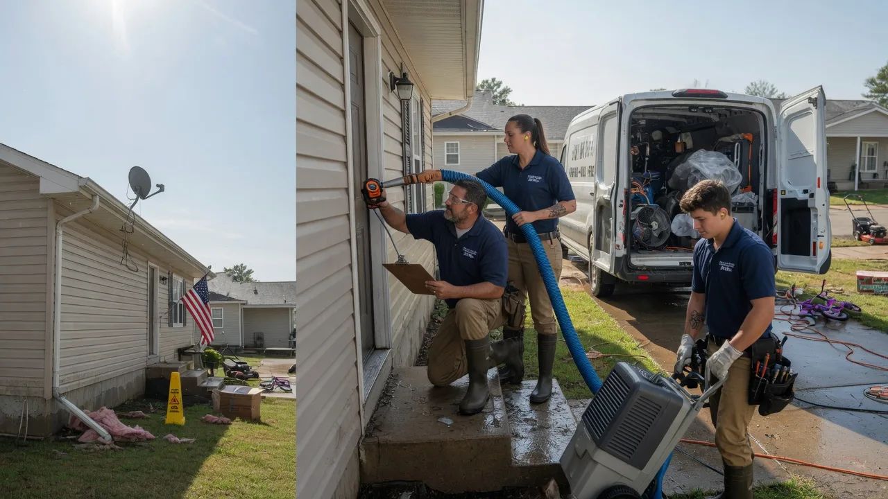 Ceiling Water Damage Restoration in Malone, TX near me
